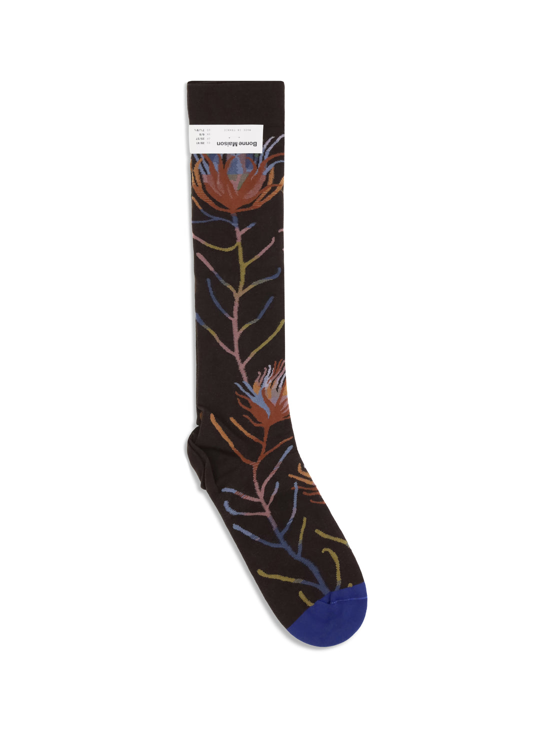 BONNE MAISON 36-38 nature-inspired pattern socks