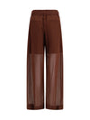 cotton loose pants with monili