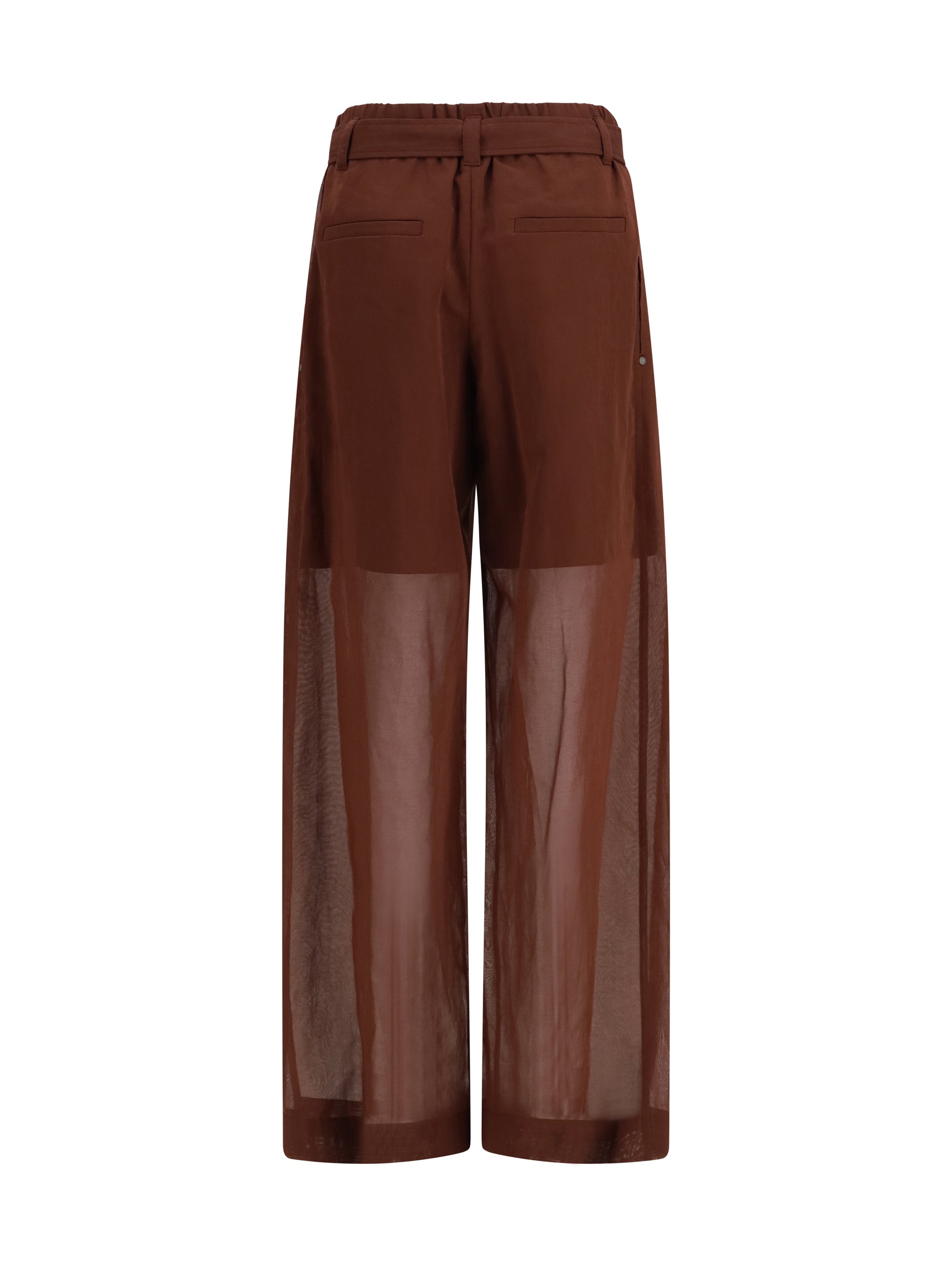 cotton loose pants with monili