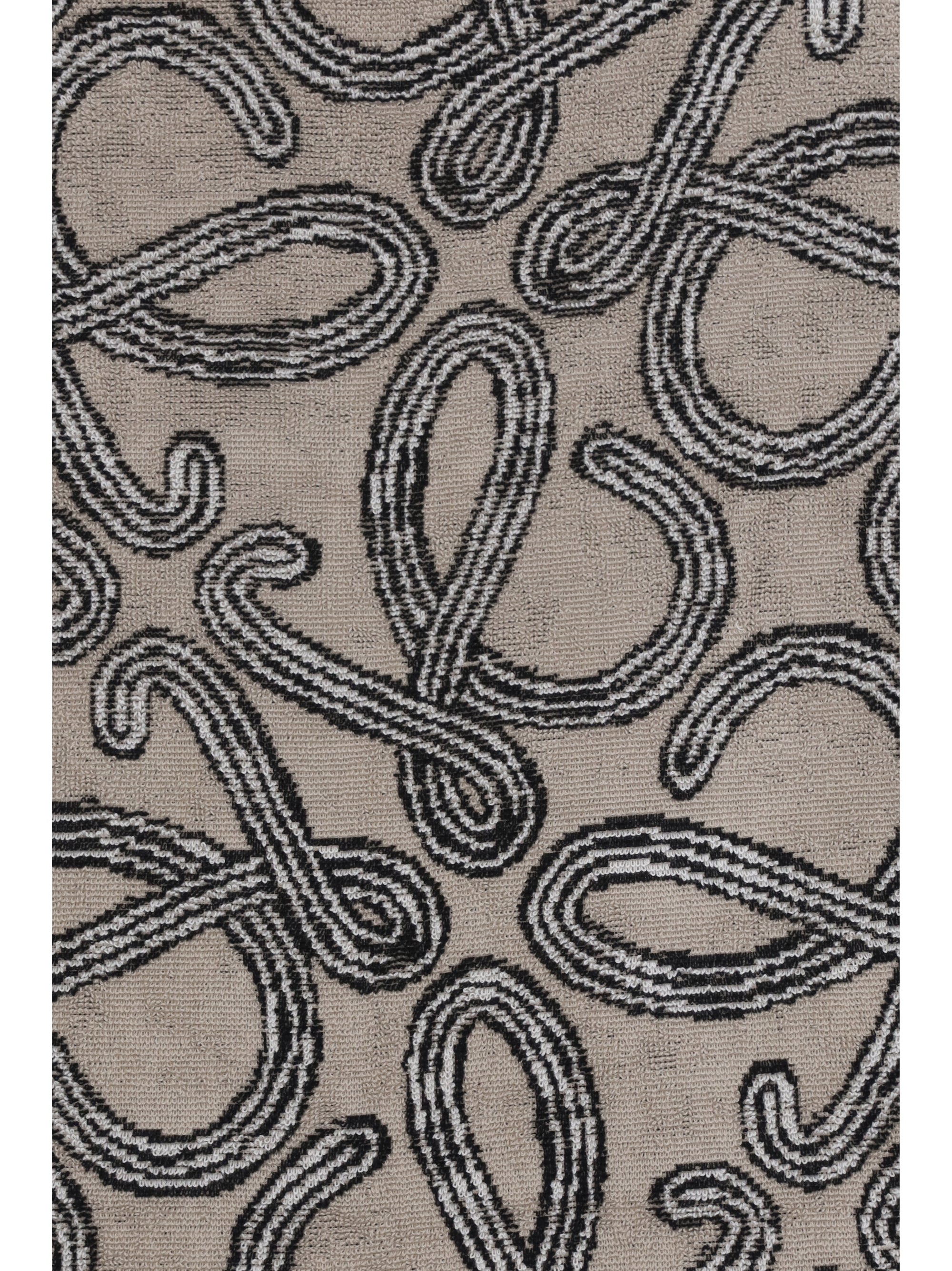 jacquard cotton terry towel