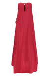 long pimpy dress in cady fabric