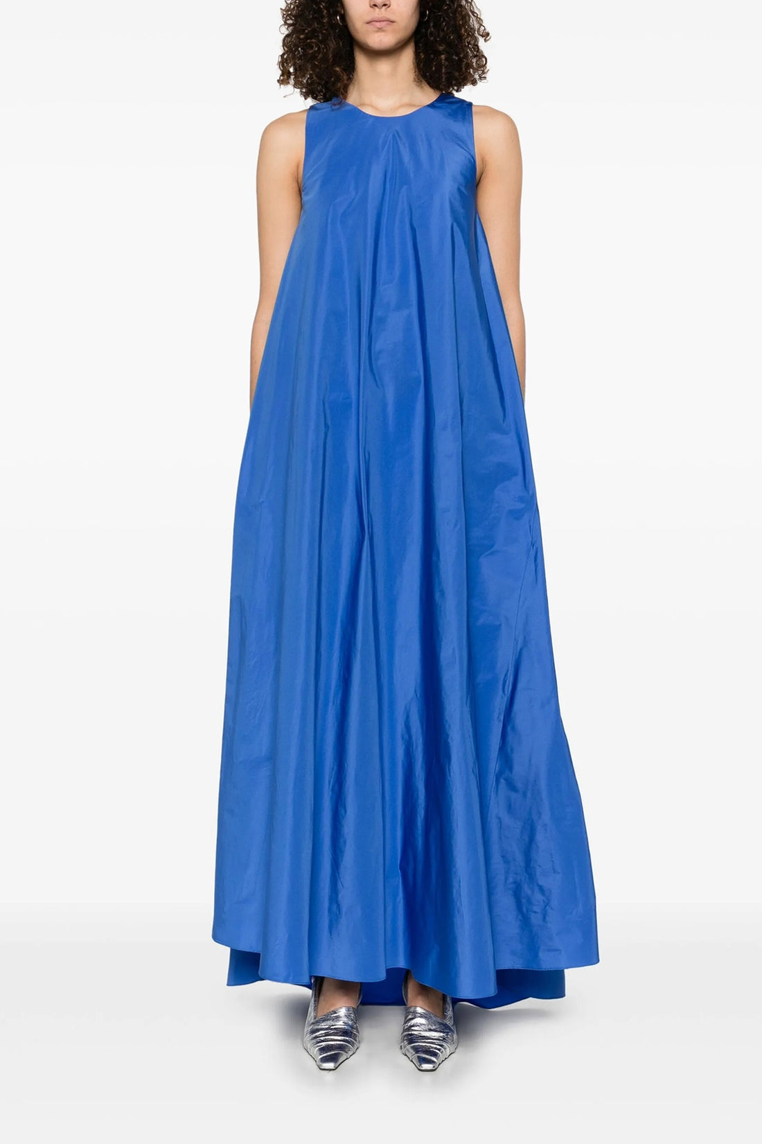 P.A.R.O.S.H. XS long pimpy dress in cady fabric