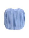 pleated blouse