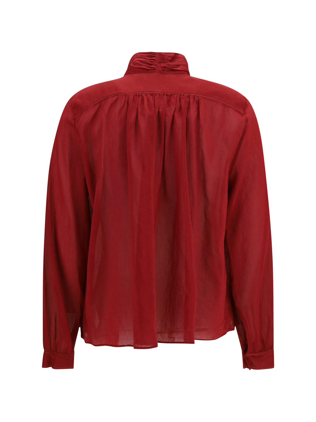 FORTE_FORTE II pleated high-neck blouse