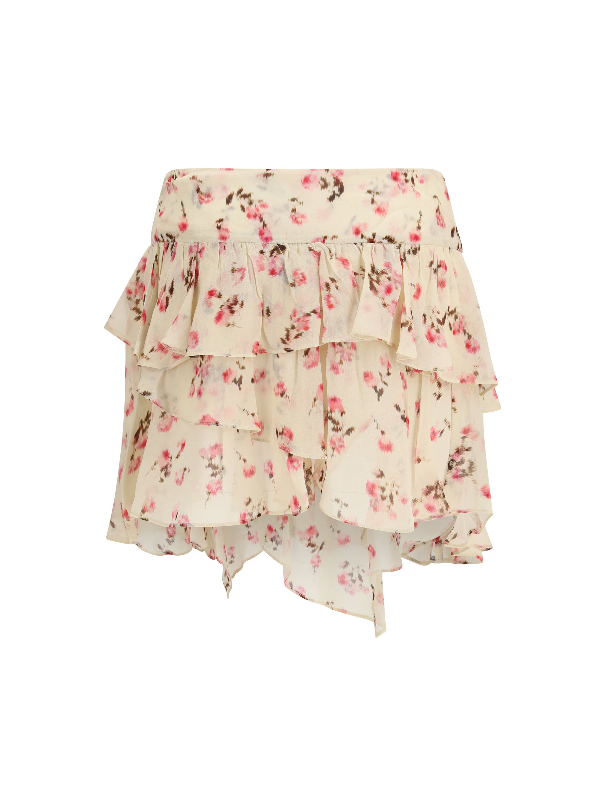 lolita flared floral skirt
