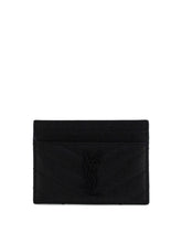 SAINT LAURENT OS leather card holder