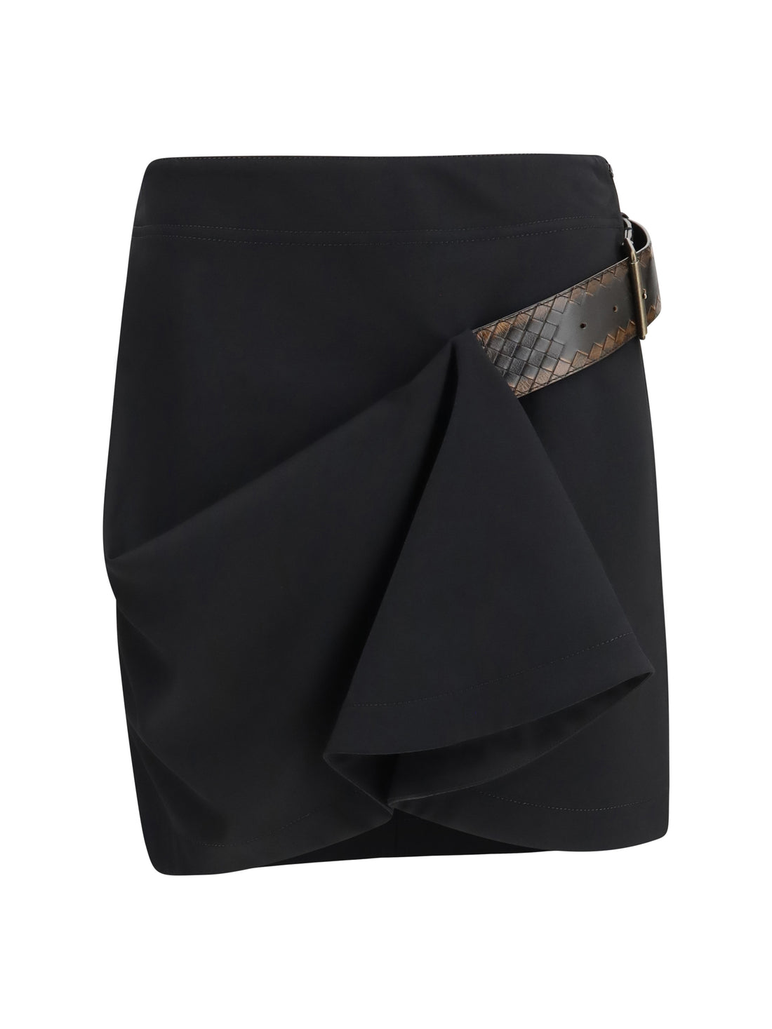 BOTTEGA VENETA 36 grain de poudre wool skirt