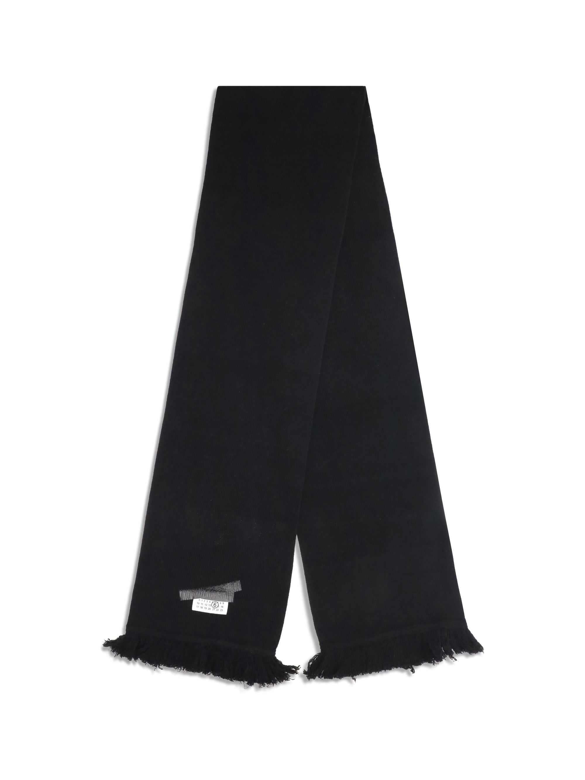 MM6 OS wool scarf
