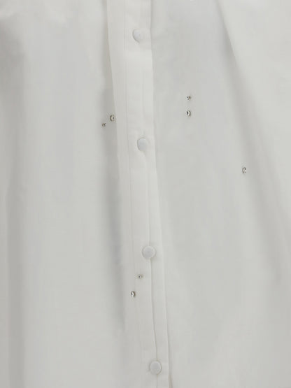 FORTE_FORTE I voile shirt with embroidery