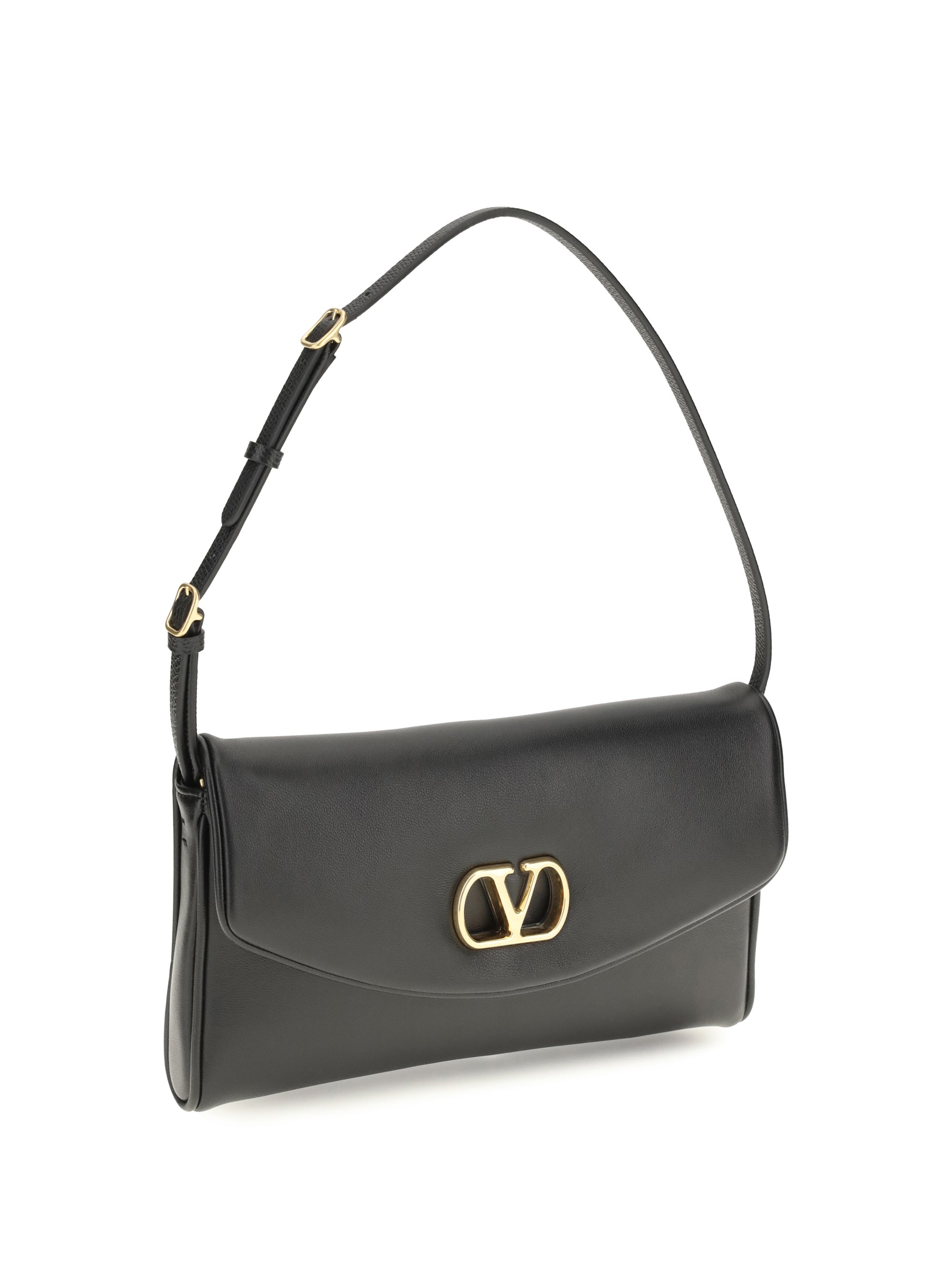 devain leather shoulder bag