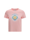 airbrush smiley fitted short-sleeve t-shirt