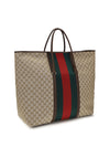 gg travel bag with web stripe