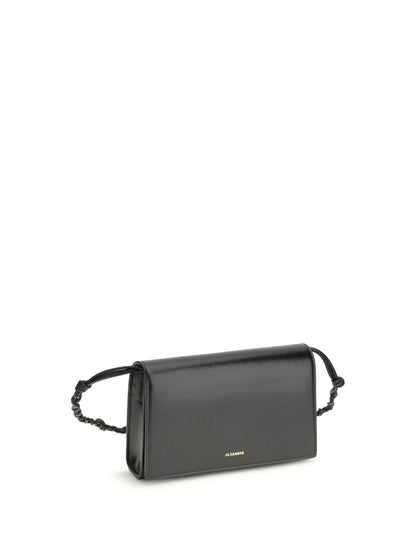 JIL SANDER OS tangle wallet with shoulder strap