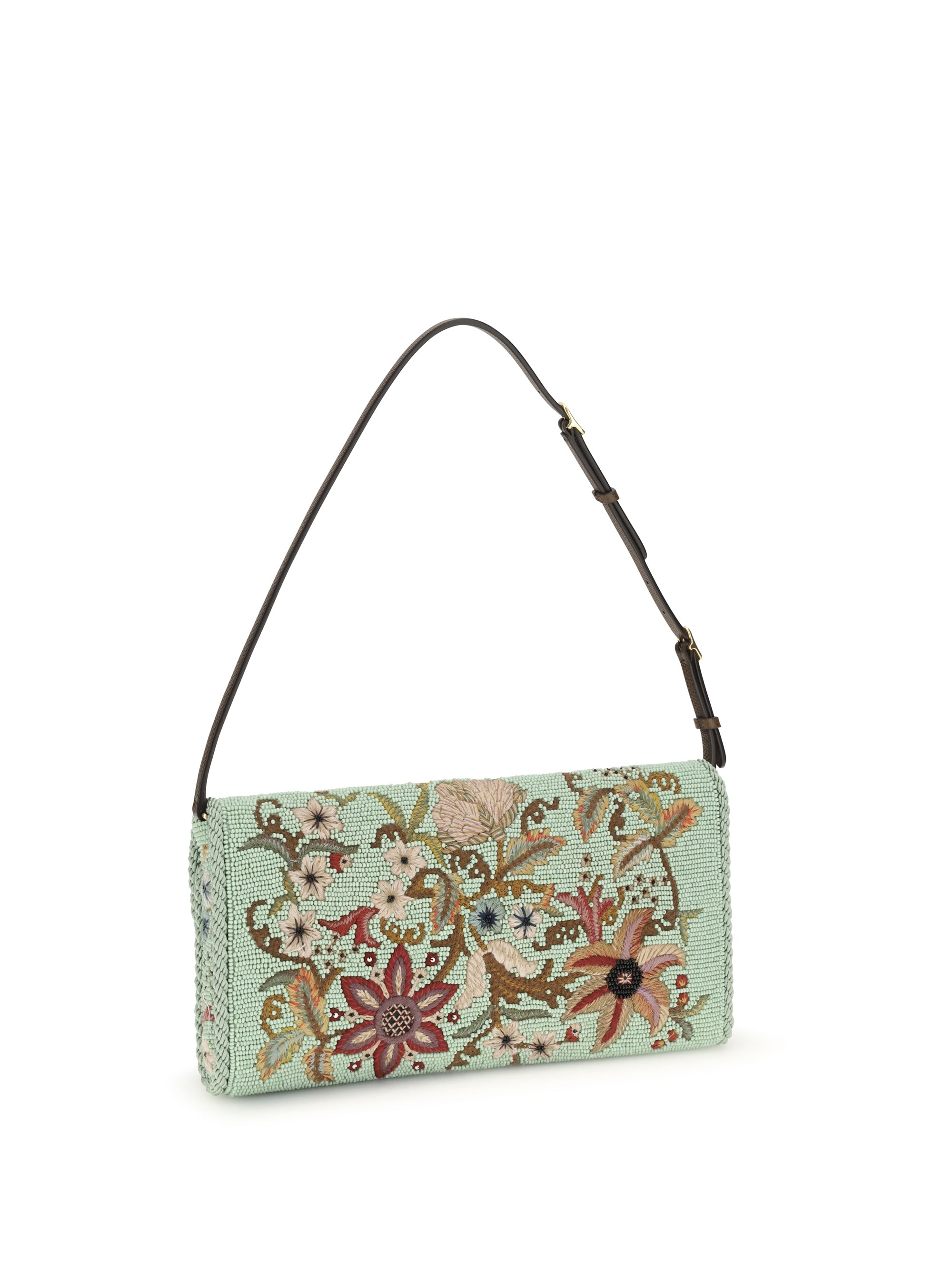 devain embroidered shoulder bag
