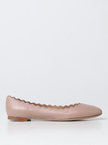 chloé ballet flats in leather