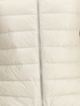 MONCLER S padded jacket with wool sleeves