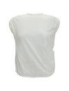 twisted t-shirt with farewell print