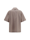 short-sleeved check shirt
