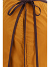 tie-detail colour-block skirt