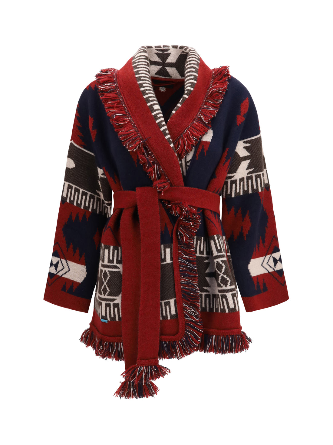 ALAIA M icon jacquard cardigan
