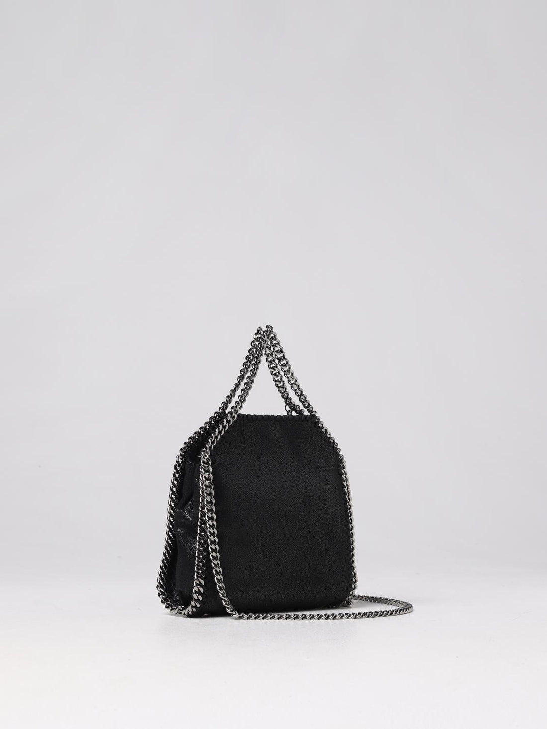 STELLA MCCARTNEY OS falabella micro tote bag in tumbled synthetic leather