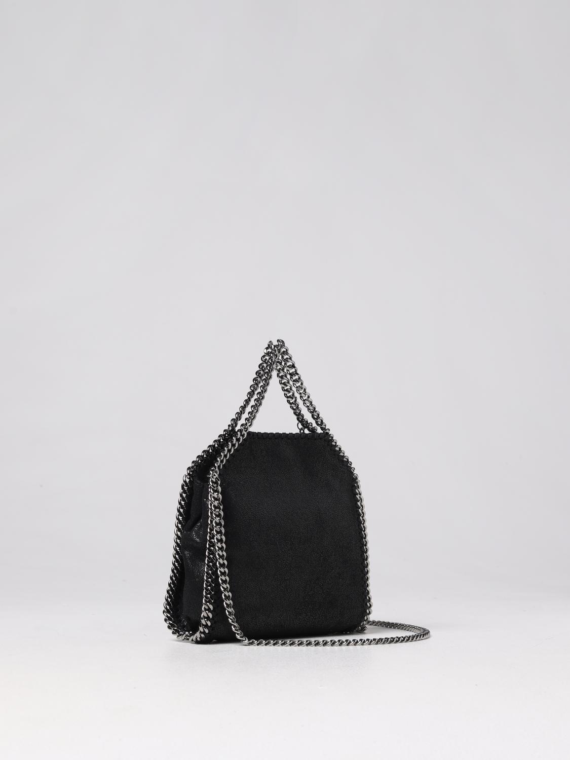 STELLA MCCARTNEY OS falabella micro tote bag in tumbled synthetic leather
