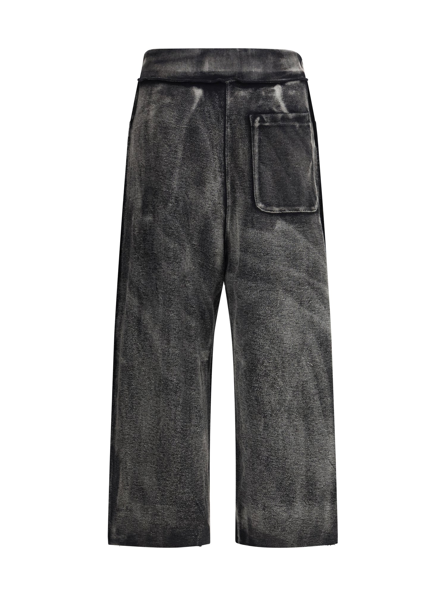 R13 M pleated cropped track pants