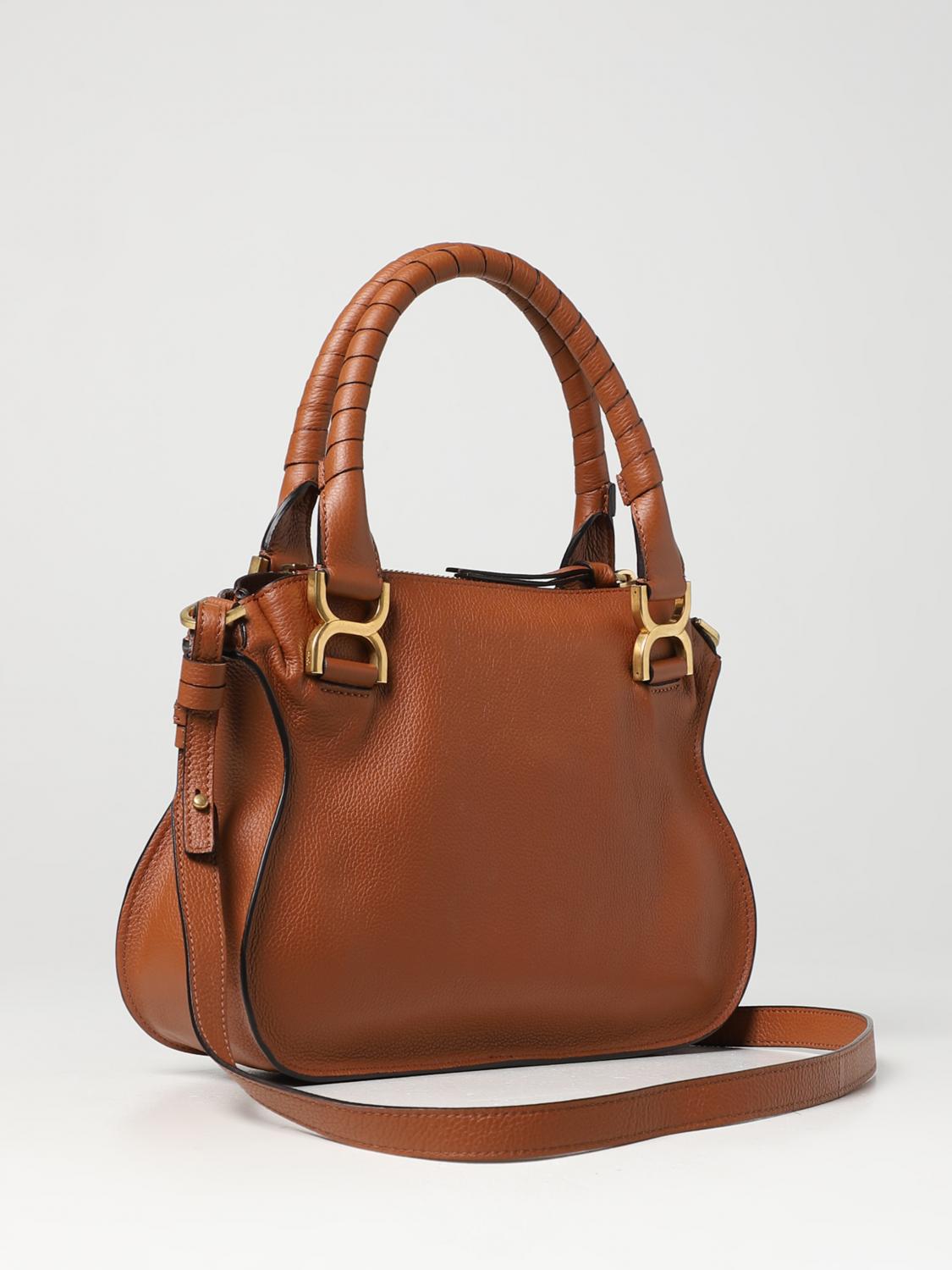 CHLOÉ OS marcie chloé bag in grained leather