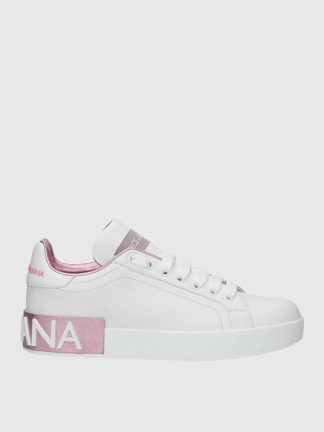 DOLCE &amp; GABBANA 38½ portofino leather sneakers