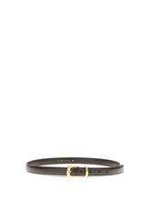 THE ROW 90 leather ring belt