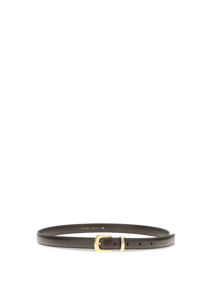 THE ROW 90 leather ring belt