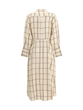 CRIDA MILANO 0 checked midi dress