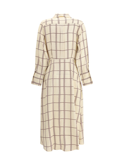 CRIDA MILANO 0 checked midi dress