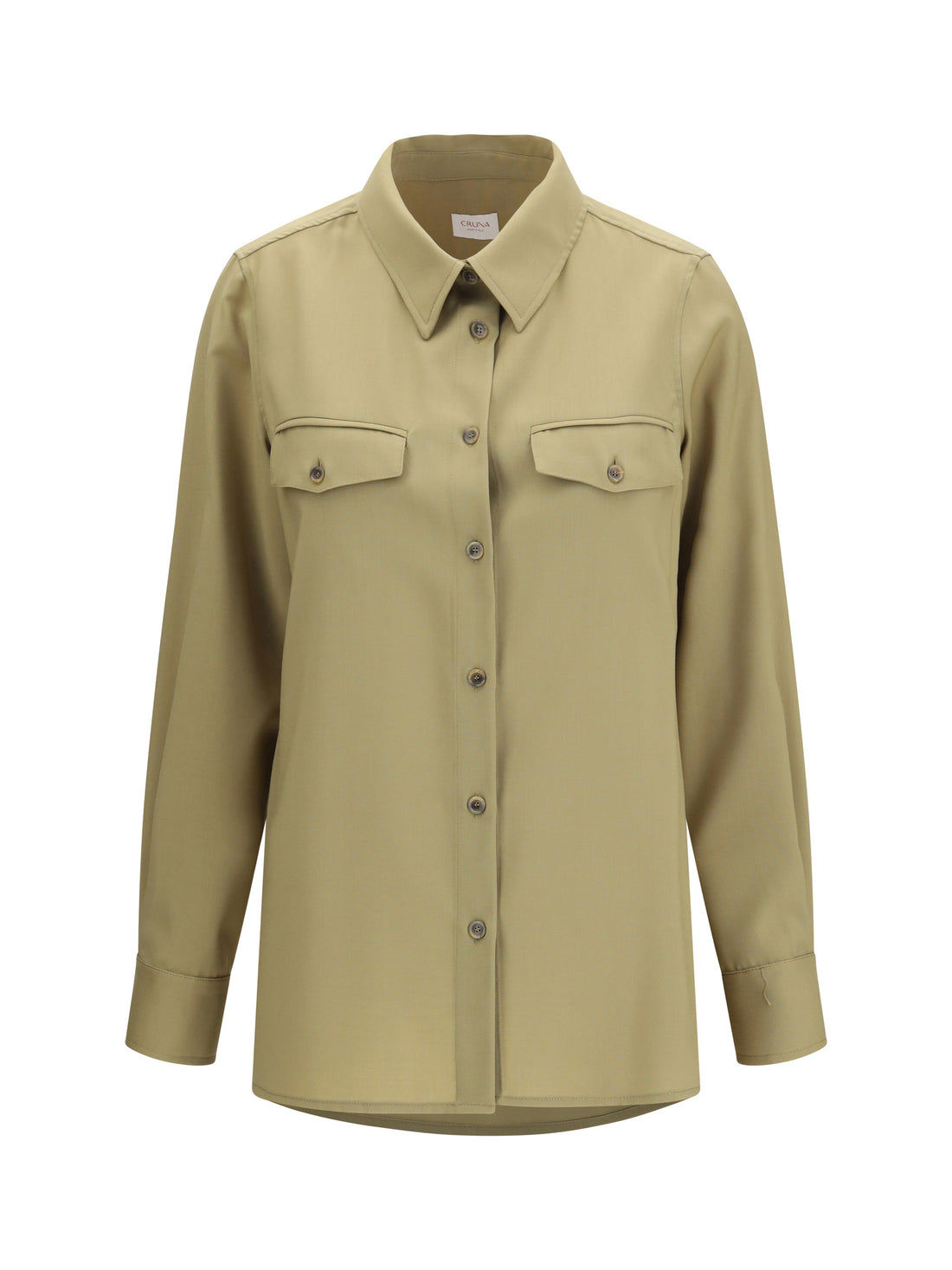 CRUNA 40 virgin wool overshirt