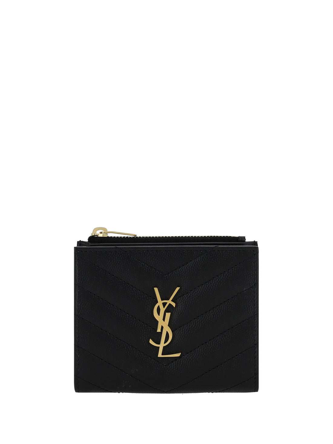 SAINT LAURENT OS leather wallet