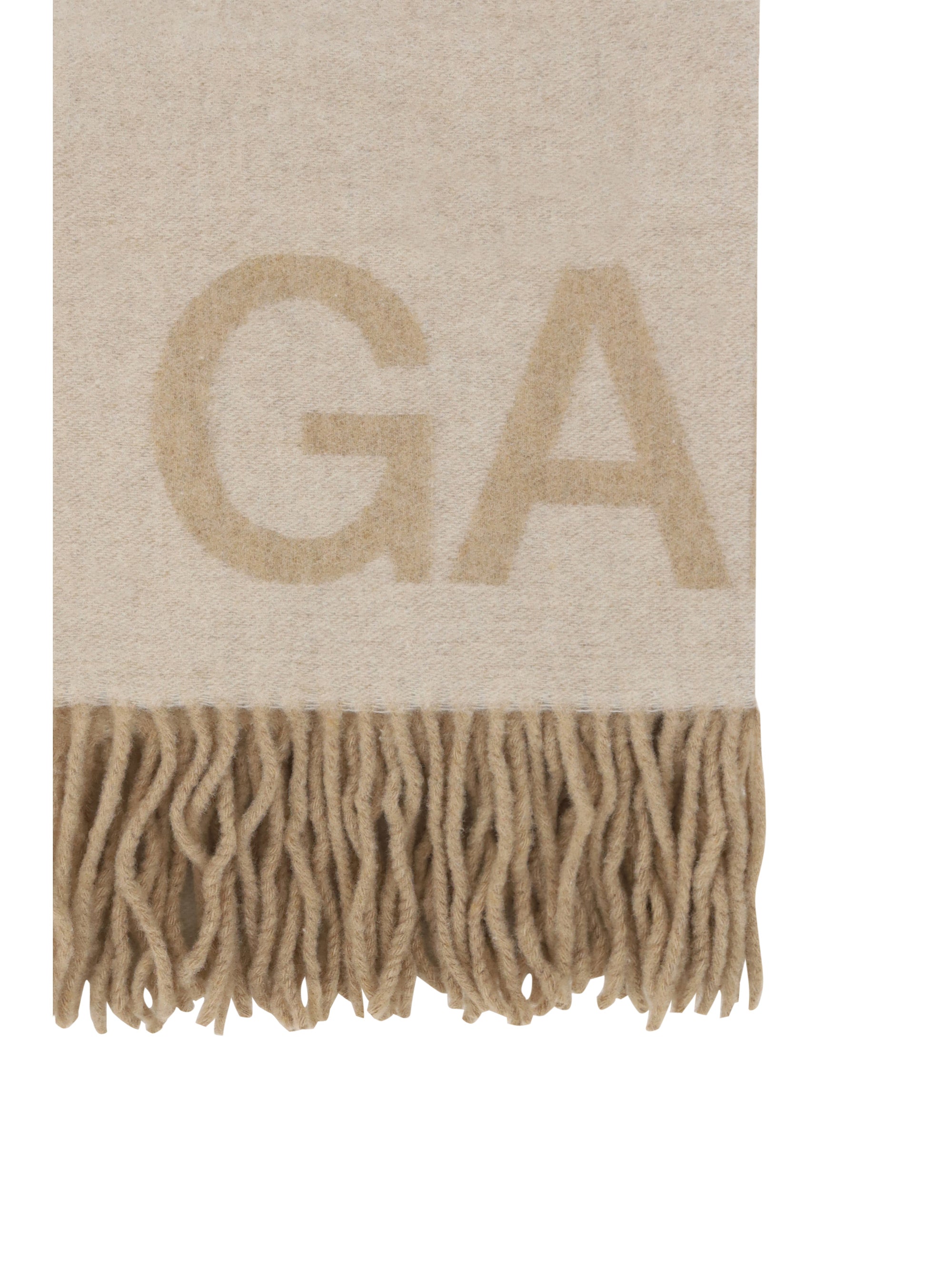 fringed wool scarf