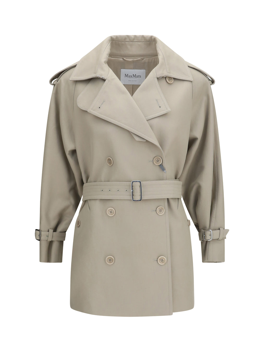 MAX MARA 38 short cotton trench coat