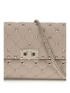 rockstud spike shoulder bag