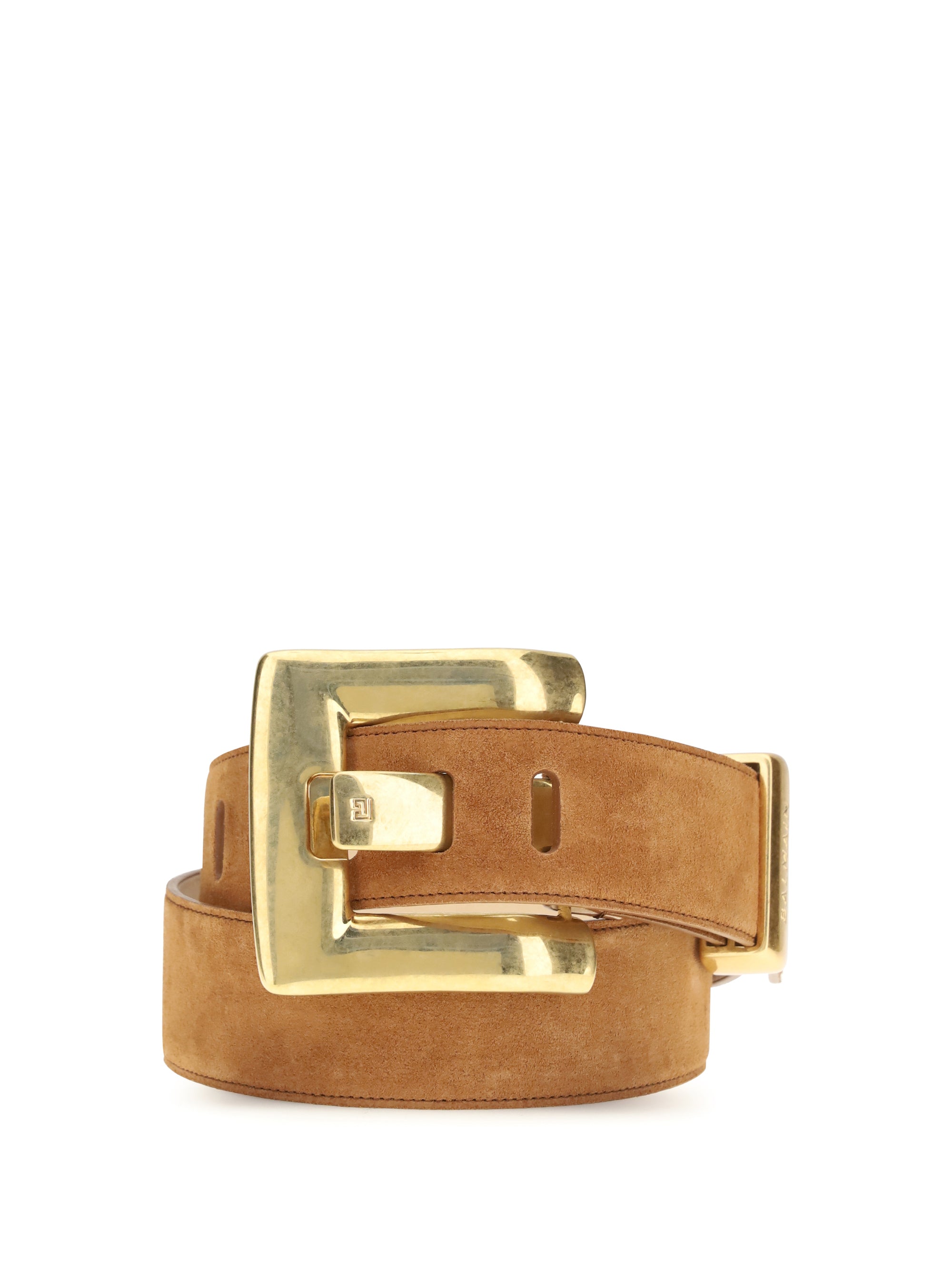 anthem belt in suede leather