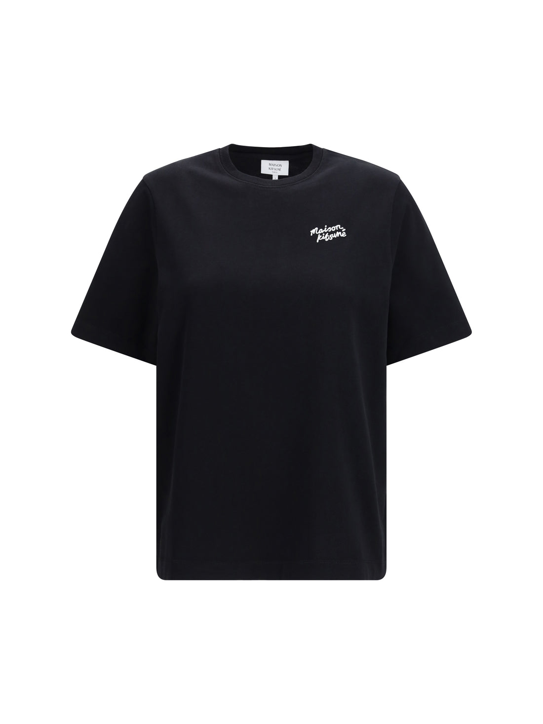 MAISON KITSUNÉ L embroidered logo t-shirt