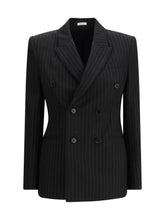 ALEXANDER MCQUEEN 40 pinstriped double-breasted jacket
