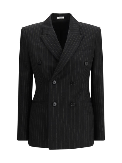 ALEXANDER MCQUEEN 40 pinstriped double-breasted jacket
