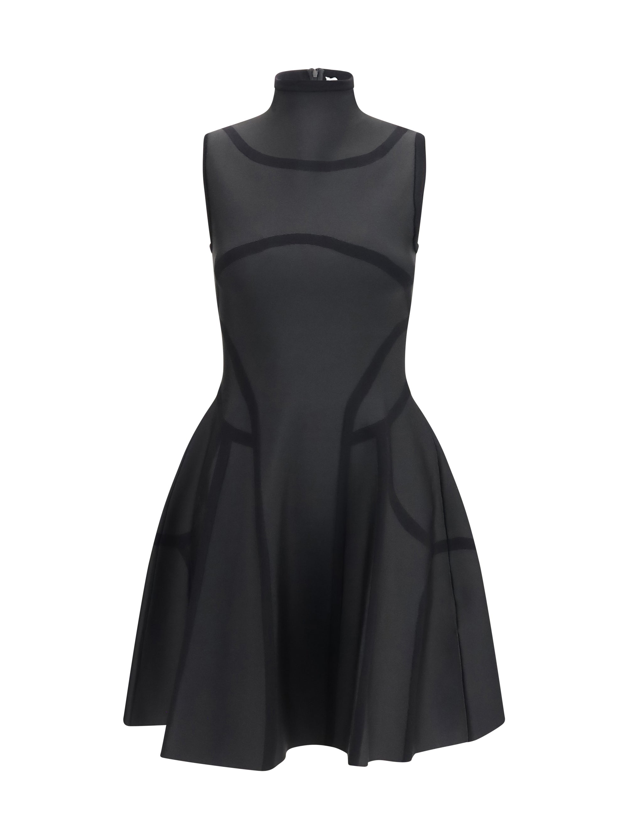 anatomy-line mini dress