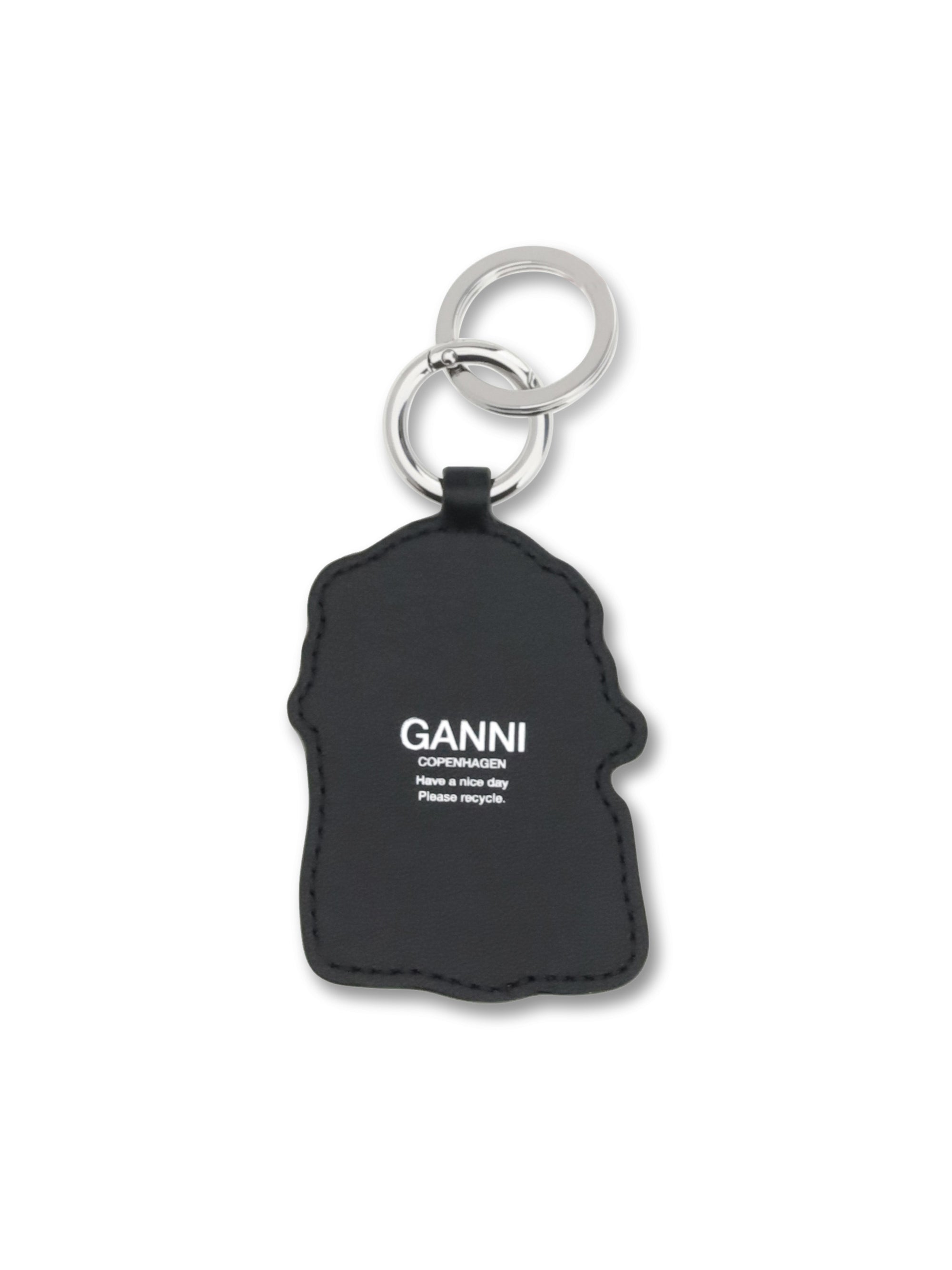GANNI OS poodle key ring 