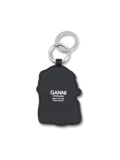 GANNI OS poodle key ring 