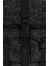GANNI OS re-tech quilted backpack