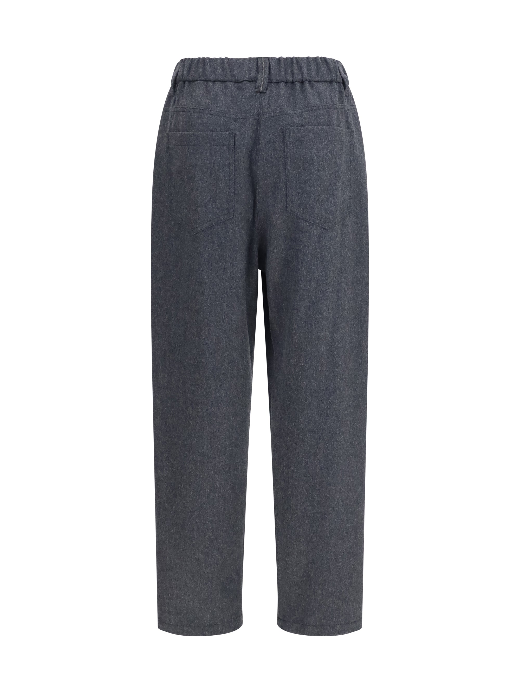 stretch wool pants