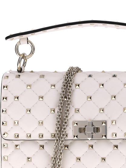 medium rockstud spike shoulder bag