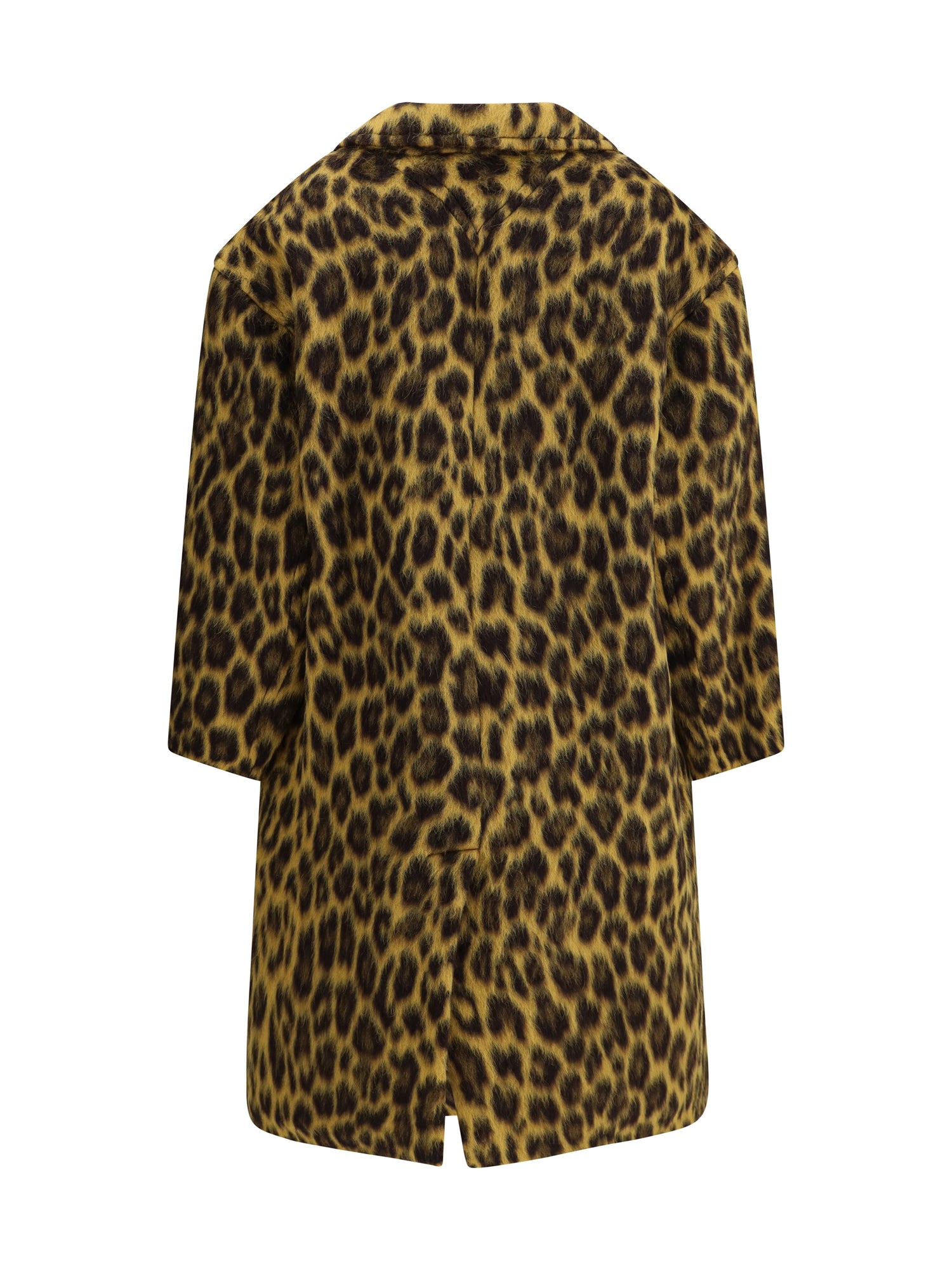 BOTTEGA VENETA 40 leopard print coat