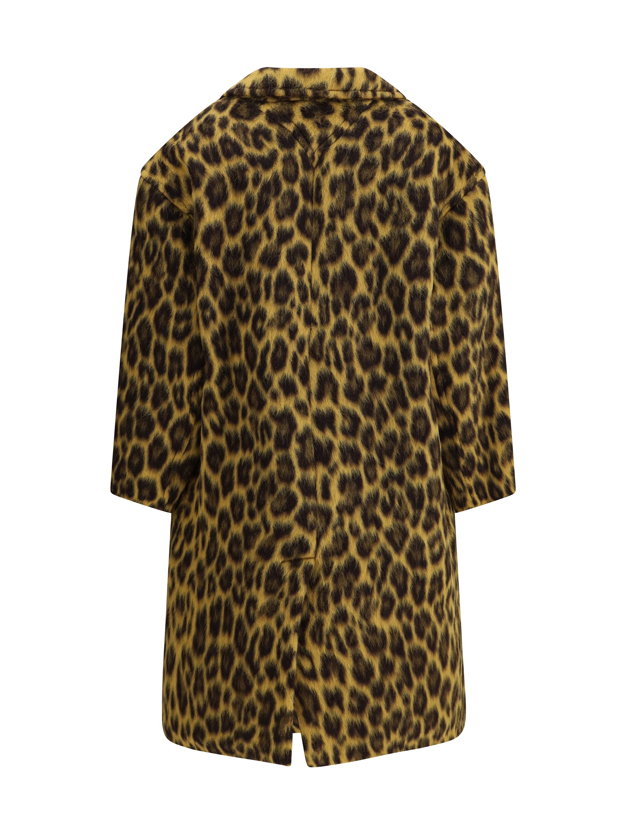 BOTTEGA VENETA 40 leopard print coat